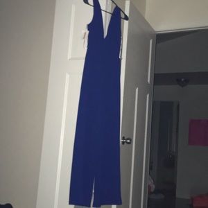 Brand new royal blue jumpsuit from Express